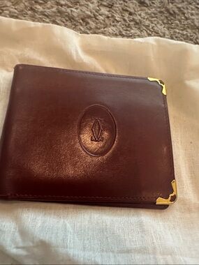 Men’s Cartier Vintage Bi-Fold Wallet